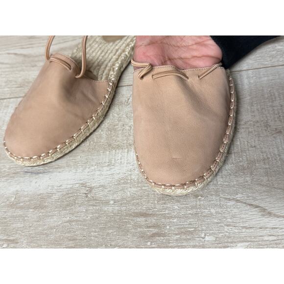 Eileen Fisher Lee Ballet Espadrille Suede Flat Sandals Sz 8 Womens Shoes - Picture 12 of 13